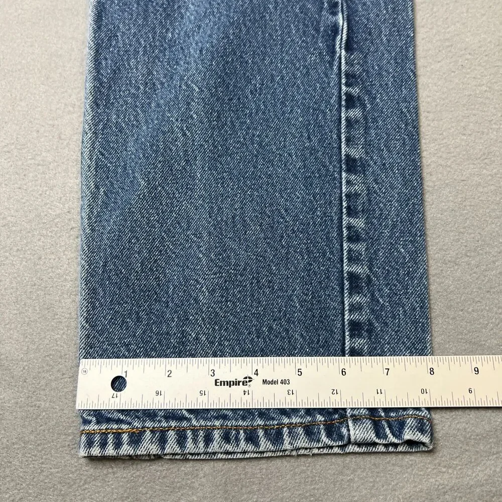 Levi's 550 Jeans Men 34x34 Blue Denim Light Wash Straight Leg Casual Relaxed-Fit